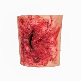 TactiFlesh Hyper-realistic wound moulage  - shrapnel wounds 
