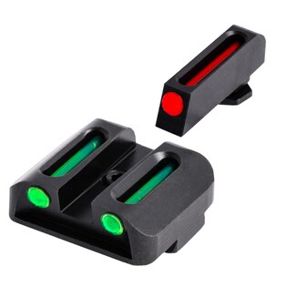 Truglo® FO / Fiber-Optic handgun sights for Glock 9 mm