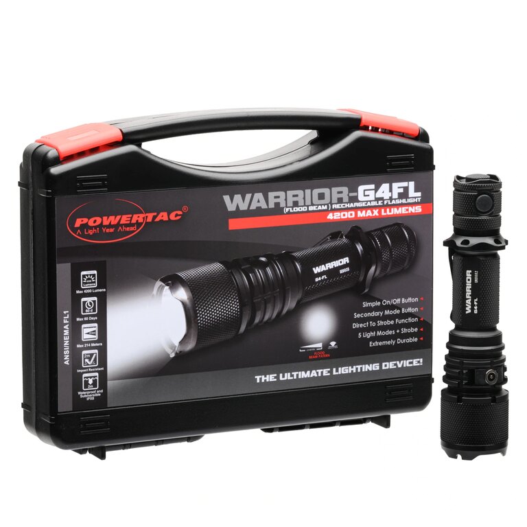 Warrior G4 lamp / 4200 lm PowerTac® | Top-ArmyShop.com