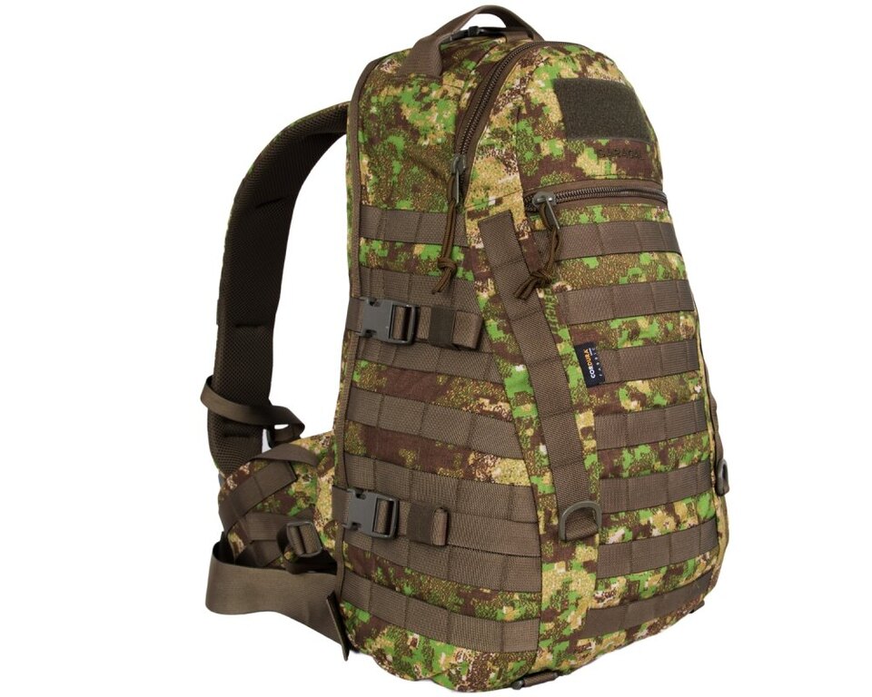 Wisport Caracal 25L Hunting Rucksack MOLLE Hydration Pack Polish Woodland Camo 